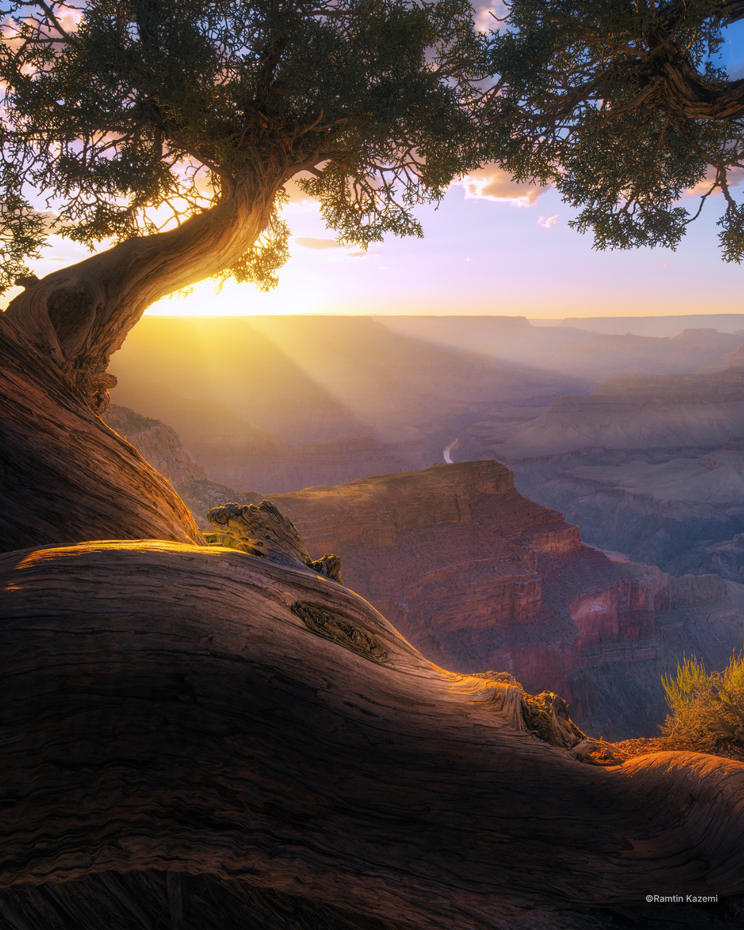 Grand Canyon photograph from Ramtin Kazemi's A Photographer's Guide to the Grand Canyon course, frame 1 of 4