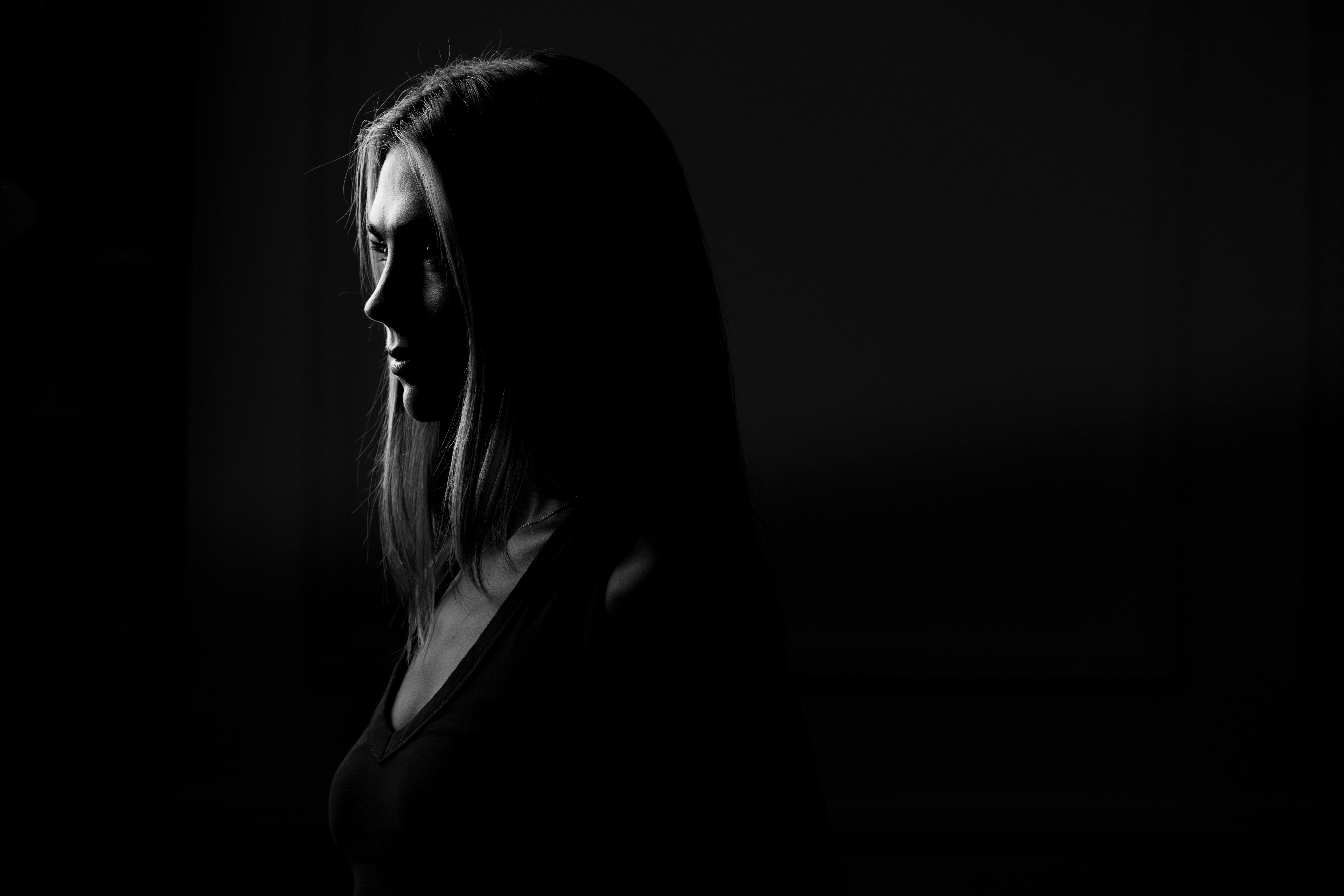 A two-light studio portrait with a kicker adding dimension