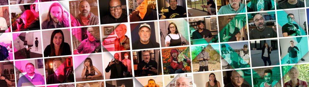 Professional photography instructors who teach online courses at KelbyOne